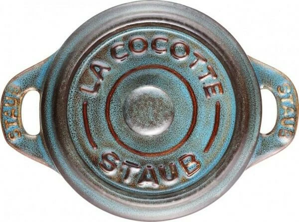 Staub Mini Cocotte In Antiktürkis – Bild 2